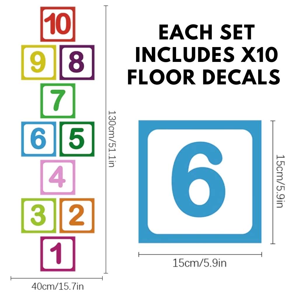 Hopscotch Floor Decals: image 2