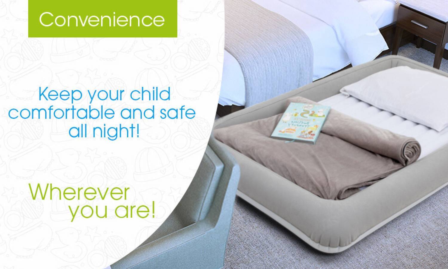 Inflatable Toddler Travel Bed: image 11